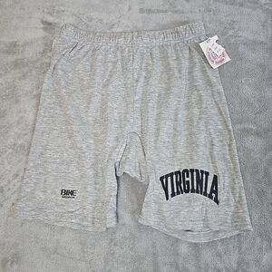 Vintage Bike Shorts Mens Large Gray University Of Virginia Sportswear Activewear